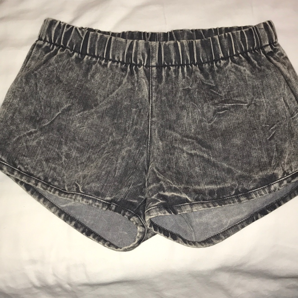 Brand New Love Culture Acid Wash Shorts